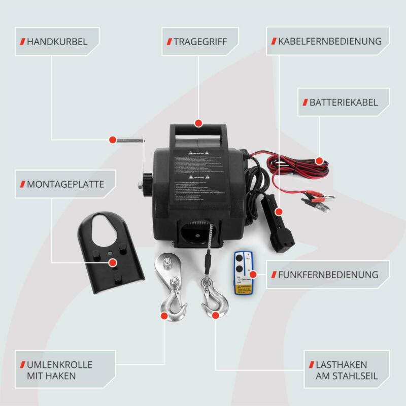 12V 3500lbs 2000lbs Draadloze  - Fishing Boat Anchor Winch recensie en prijs
