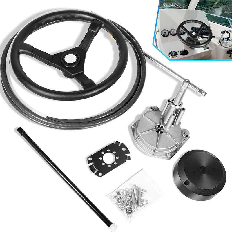 Botenstuursysteem, 1,80 meter  - Fishing Boat Steering Wheel recensie en prijs